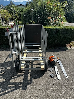HAF Junior Sägebock inkl. Stihl MS 441 C   sofort einsatzbereit Bild 2