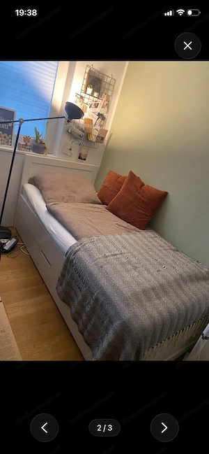 Neuwertiges Bett inkl. Lattenrost Bild 3