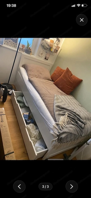 Neuwertiges Bett inkl. Lattenrost Bild 2
