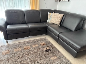 Echtleder Sofa   Couch  Bild 3