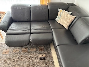 Echtleder Sofa   Couch  Bild 2
