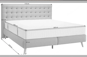 CarryHome Boxspringbett 160x200 Bild 3