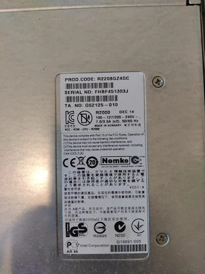 Intel Server - 280GB RAM, 24 Cores, 2.2TB SAS HDD Bild 5