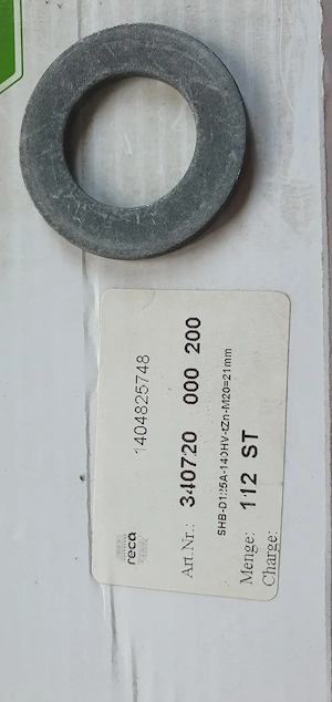 Beilagscheibe für M20