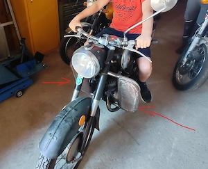 Puch 125 SV   175 SV Beinschild, Sturzbügel, selten, Rarität