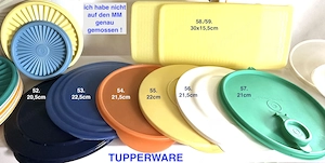 TUPPERWARE 1  - 1,5  Geschirr Deckel Bild 5