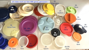 TUPPERWARE 1  - 1,5  Geschirr Deckel Bild 3