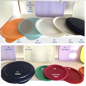 TUPPERWARE 1  - 1,5  Geschirr Deckel Bild 10