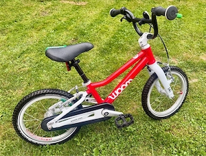 Woom 2 Kinderfahrrad rot  Bild 3
