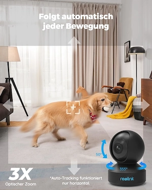 Reolink 5MP PTZ WLAN Kamera WiFi Baby 2-Wege-Audio E1 Zoom Bild 5