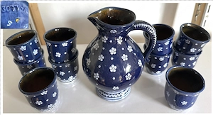 Gmundner Keramik Dirndl blau Bild 9