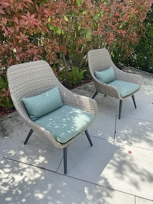 Gartenstühle - Loungesessel - Set mit 4 Stück Bild 3