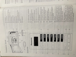 Panasonic Mikrowelle Grillkombination mit Kochbuch Bild 5