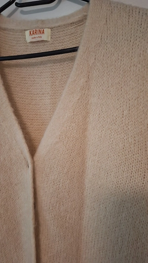 Strickjacke ohne Ärmel 