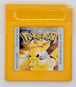 Pokémon Gelbe Edition (Special Pikachu Edition) Game Boy Modul, deutsche Version DMG-APSD-NOE