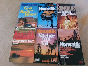 6 Stück Konsalik Bücher