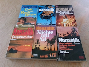 6 Stück Konsalik Bücher