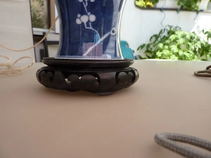 Chinesische Porzellan Lampe Bild 2