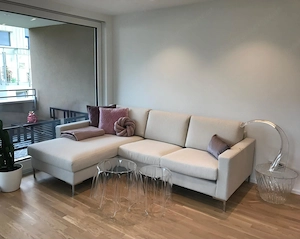 Grosse L-förmige Wohnlandschaft mit Schlaffunktiln Bild 2