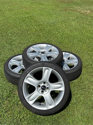 Mini Cooper R50 R52 R53 S Alu-Kompletträder mit Sommerreifen Bild 5