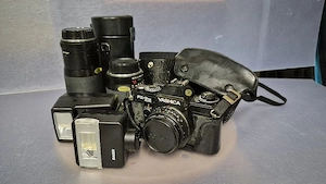 Spiegelreflexkamera Yasica FX-D mit Zubehör  Bild 2