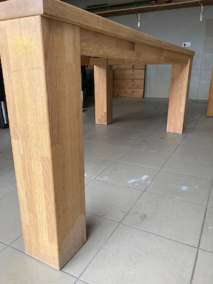 veschenke großer vollholz tisch Bild 3