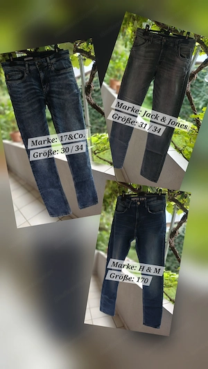 Jeans (Größen und Marke siehe Fotos), je   7,-