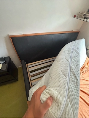 Bett inkl. Lattenrost und Matratze Bild 2