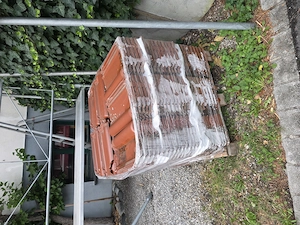 Dachziegel glasiert aus Ton Bild 2