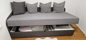Polsterbett mit Stauraum 90x200 cm Bild 2