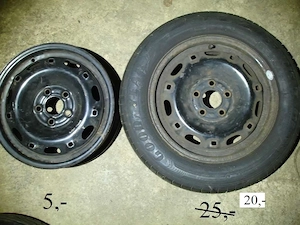 1 Stahlfelge 6J x 14 für Skoda Fabia 1 oder andere Kleinwagen Bild 2