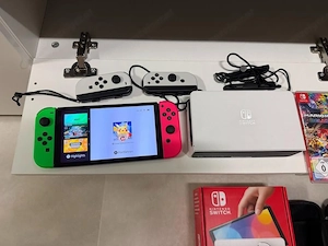 Nintendo Switch OLED - Wie neu mit Spielen  Bild 3