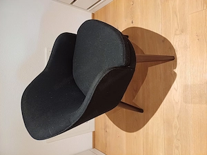 Stuhl mit Sitzkissen, Stoff Loden, zu verkaufen 