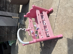 You & me Puppenbett-Wiege Kunststoff pink