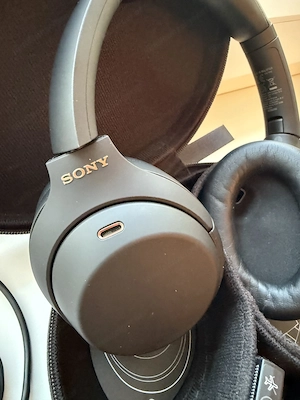 Kopfhörer SONY WH-1000XM4 schwarz - Noise Canceling Bild 5