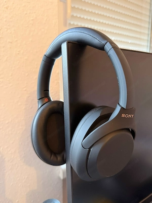 Kopfhörer SONY WH-1000XM4 schwarz - Noise Canceling Bild 3