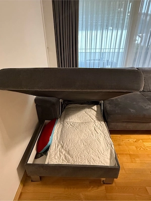 Ecksofa mit Schlaffunktion und Bettkasten  Bild 3