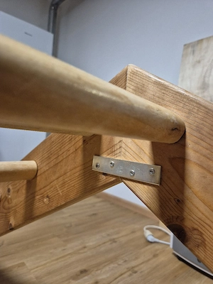 Hochwertiges Kletterdreieck aus Holz, Sprossenwand Bild 3