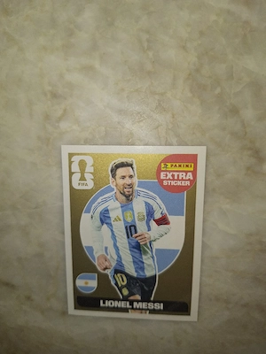 Panini Extrasticker Gold Lionel Messi Bild 5