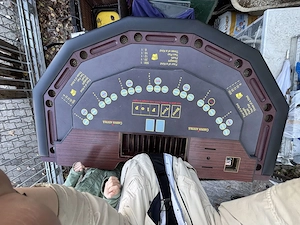 Original Casino Austria Spieltisch für Poker, Black Jack, gebraucht Bild 2