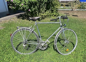 Vintage-Fahrrad Raleigh Executive 12 Gänge Ledersattel