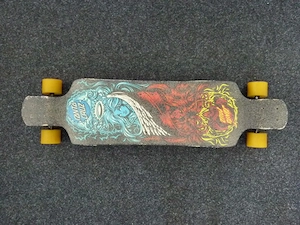 Santa Cruz Longboard Heads Or Tails Drop 102 cm, wenig gefahren Bild 2