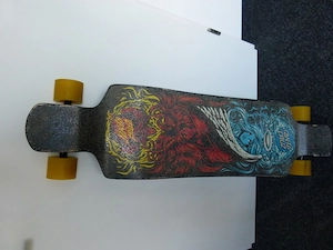 Santa Cruz Longboard Heads Or Tails Drop 102 cm, wenig gefahren Bild 4