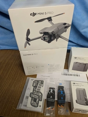 DJI Mini 5 Pro Drohne, RC2 und 2 Accus nicht aktiviert , in ungeöff. OVP Bild 2