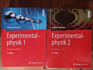 Experimentalphysik 1 bis 4 und Spektrum Lehrbuch Physik Bild 3