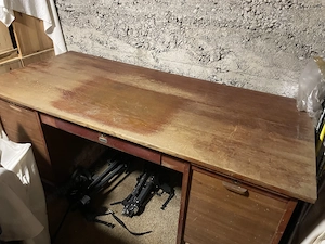  Vollholz Schreibtisch Bild 3