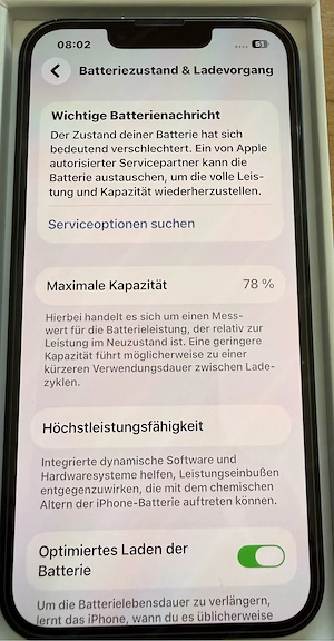 Iphone 13 OVP Akku 78% einwandfrei Bild 3