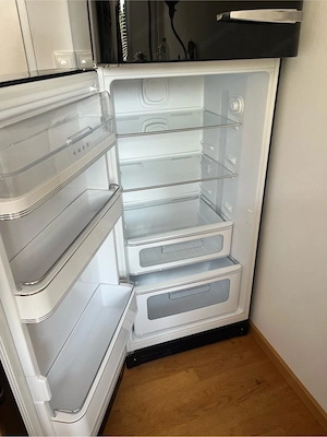 Kühlschrank SMEG 50's Style Schwarz (FAB30)   Designklassiker Bild 2