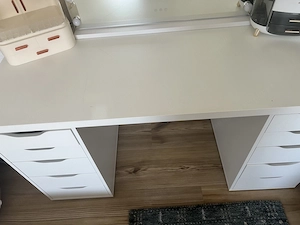 Schminktisch weiß mit 10 Schubladen  Bild 6
