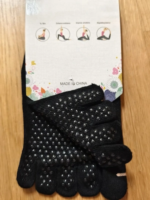 Yoga Pilates Socken Rutschfest Einheitsgröße Neu! Bild 3